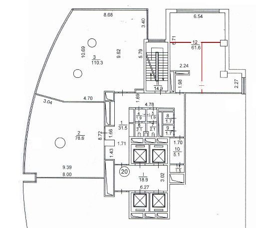 Аренда офиса в БЦ Карнеги, Кловский спуск 7а (300 кв.м.)
