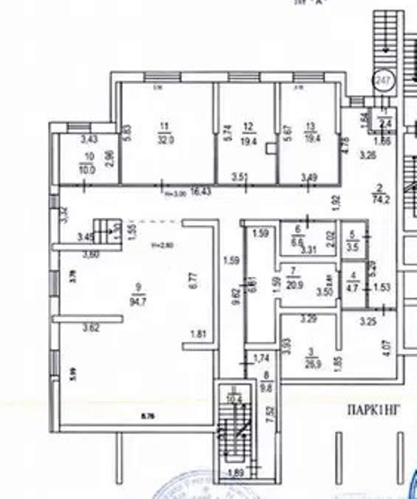 Офис по адресу Щорса 32Г, 325м.кв.: