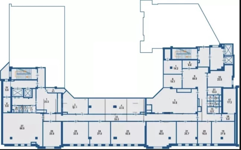Продажа офиса в БЦ Владимирская, 49 (689 кв.м.)